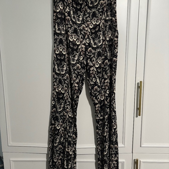 Anthropologie Pants - Anthropologie silk women’s butterfly flare pants